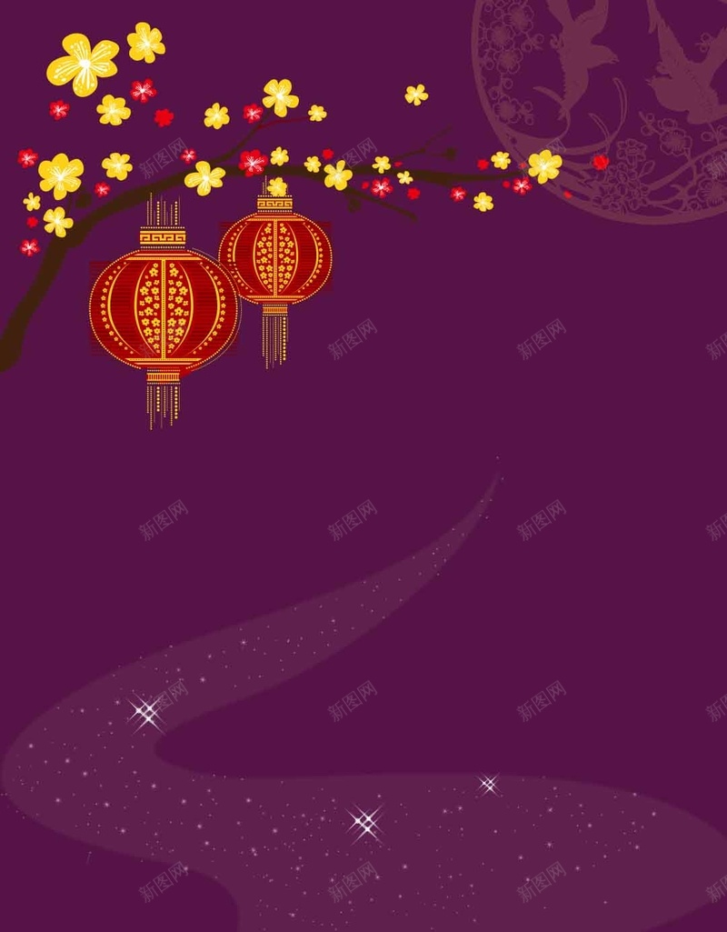 扁平化花瓣灯笼中秋节H5背景psd设计背景_88icon https://88icon.com 中秋节 扁平化 灯笼 紫色 花瓣 元旦背景 春节背景 扁平 渐变 几何