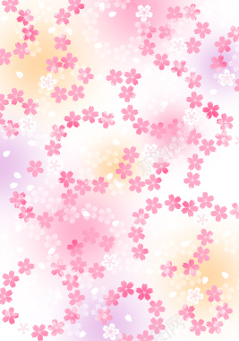 粉色浪漫樱花背景素材背景