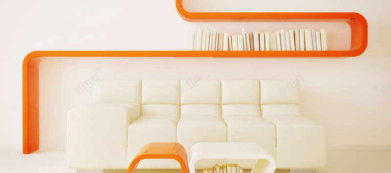 室内场景简约大气白色海报背景jpg设计背景_88icon https://88icon.com 家居 家具 欧式 简约 设计 沙发 茶几 书架 装饰 书籍 摆件 地板 背景墙 多功能 客厅