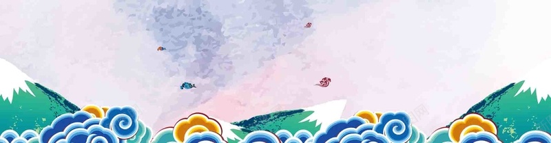 中国风新年传统文化节日背景banner背景