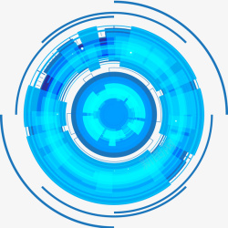 科技扫描装饰矢量图素材