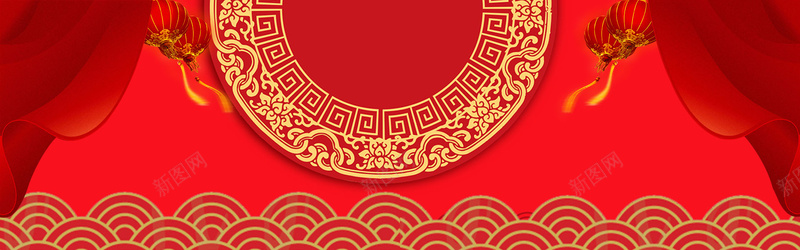 年货节新春喜庆灯笼红色电商海报背景psd设计背景_88icon https://88icon.com 办年货啦 古代牌楼 年货大街 年货大集 年货宣传 年货活动 年货灯笼 年货街 年货装饰 年货门头 年货门楼