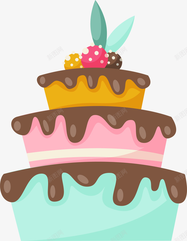 彩色卡通美味蛋糕png免抠素材_88icon https://88icon.com 美味蛋糕 吃货节 517 美食节 食品 餐饮 彩色蛋糕