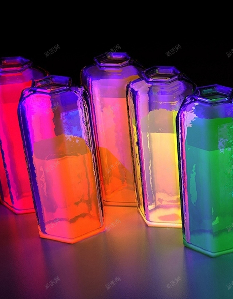 彩色玻璃杯H5背景jpg设计背景_88icon https://88icon.com 玻璃瓶 非主流 彩色 扁平 抽象 H5背景 H5 h5 渐变 几何