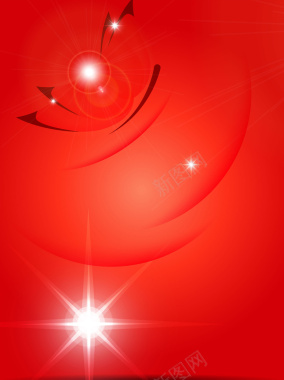 梦幻炫丽红色光点创意设计封面背景背景
