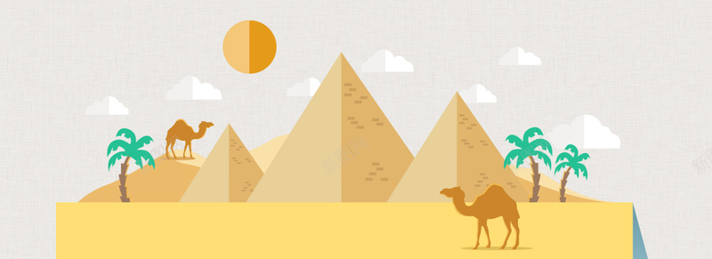卡通沙漠骆驼背景psd设计背景_88icon https://88icon.com 卡通 沙漠 骆驼 儿童 旅游 背景 海报banner 童趣 手绘