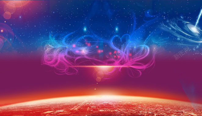 彩色炫酷背景背景