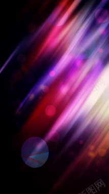 科技紫色大气炫彩流光H5背景背景