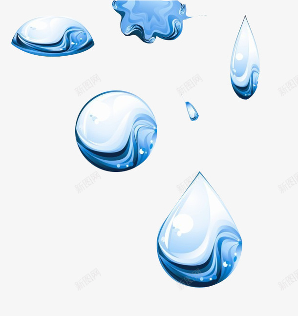 立体水金水珠水滴png免抠素材_88icon https://88icon.com 水金质感 水珠 水滴 效果元素