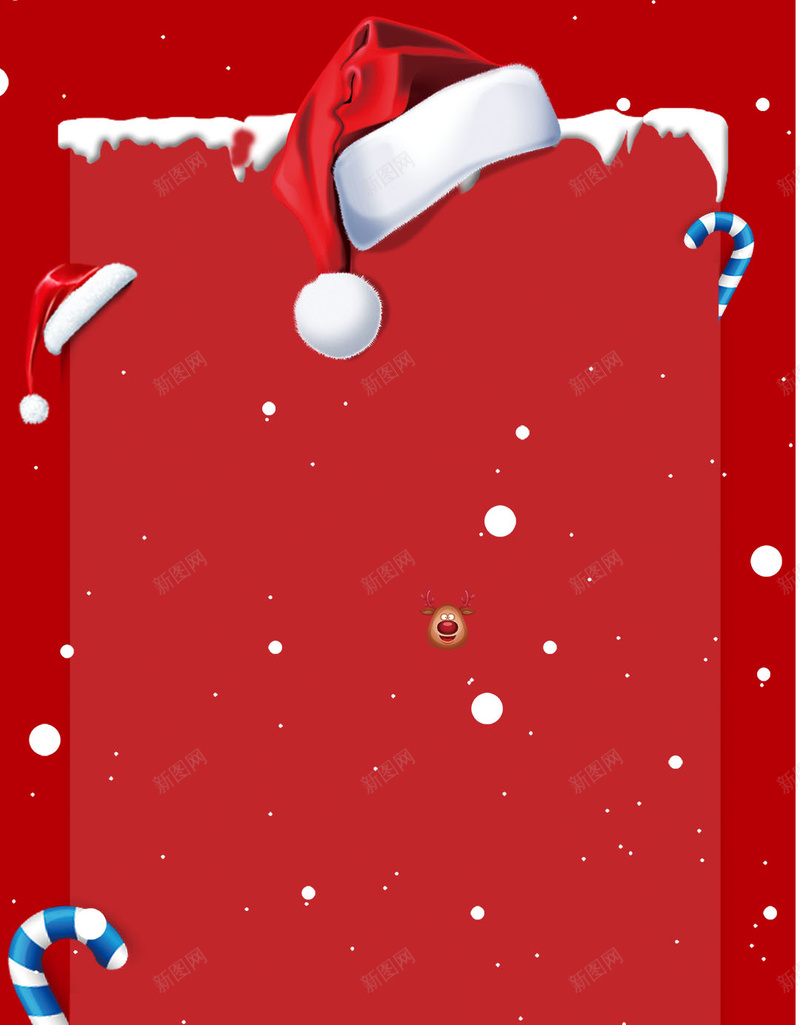 圣诞节狂欢红色圣诞装饰物活动促销背景psd设计背景_88icon https://88icon.com 圣诞节 狂欢 红色 圣诞装饰物 活动 促销背景 圣诞帽子 小麋鹿角 雪花 棒棒糖