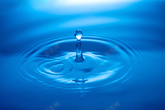 水滴背景蓝色高清大图背景