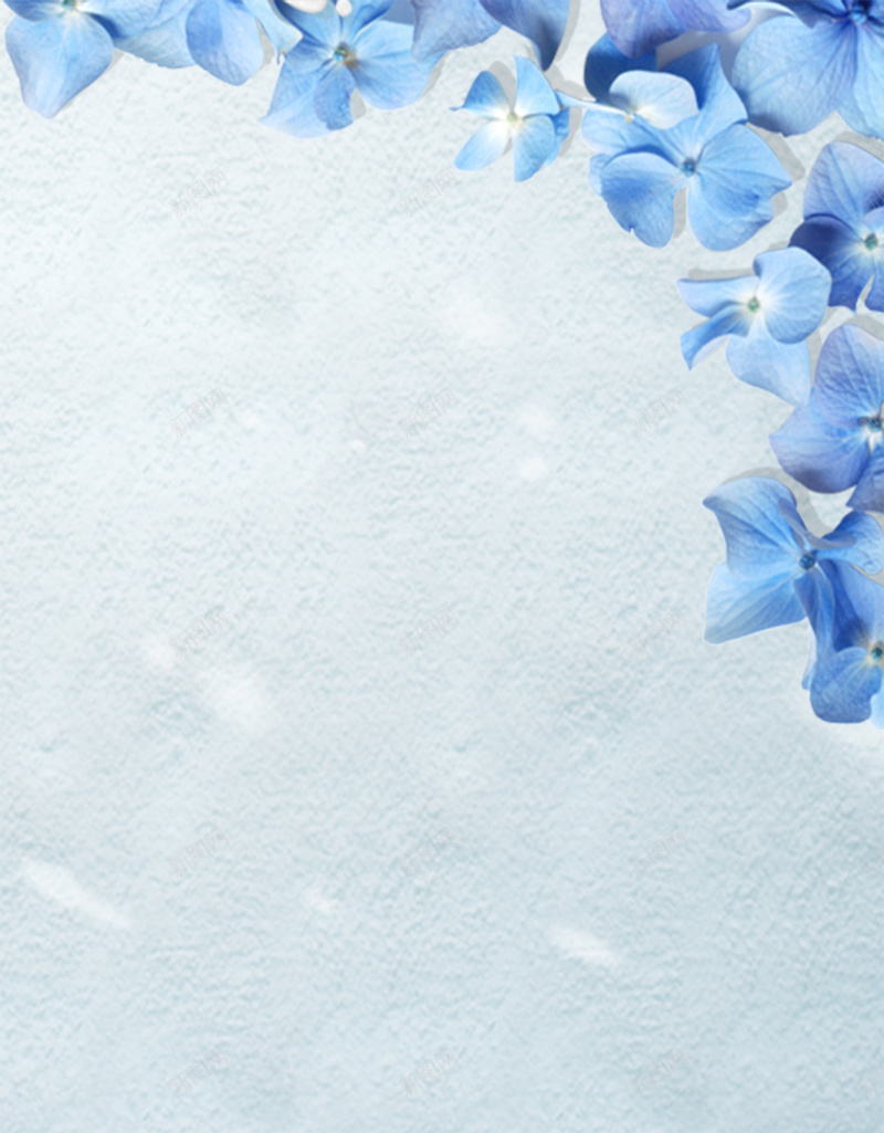简约蓝色花瓣边框PSD分层H5背景素材psd设计背景_88icon https://88icon.com 蓝色背景 蓝色花瓣 小清新 简约 花瓣 淡雅 H5背景素材