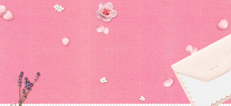 38妇女节纹理粉色banner背景背景
