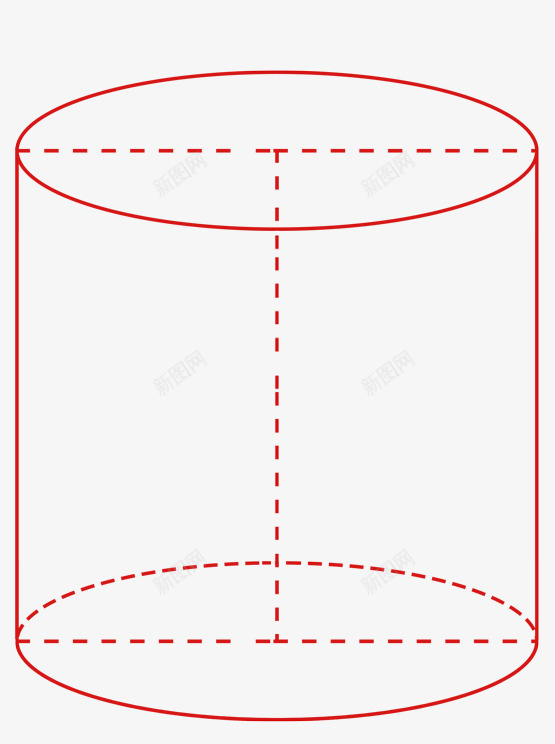 圆柱的图形好用png免抠素材_88icon https://88icon.com 圆柱 旋转体 立体几何 数学