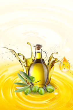 橄榄油促销广告背景素材背景