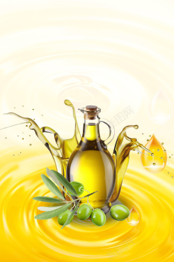 橄榄油促销橄榄油促销广告背景素材高清图片