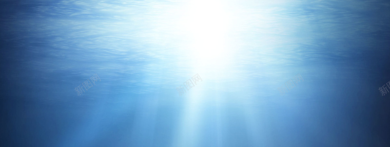 蓝色海洋效果背景背景
