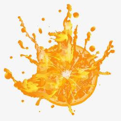 橙色的橙汁和橙子图片素材