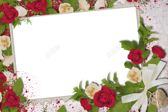 浪漫文艺花卉油画效果装饰背景素材背景