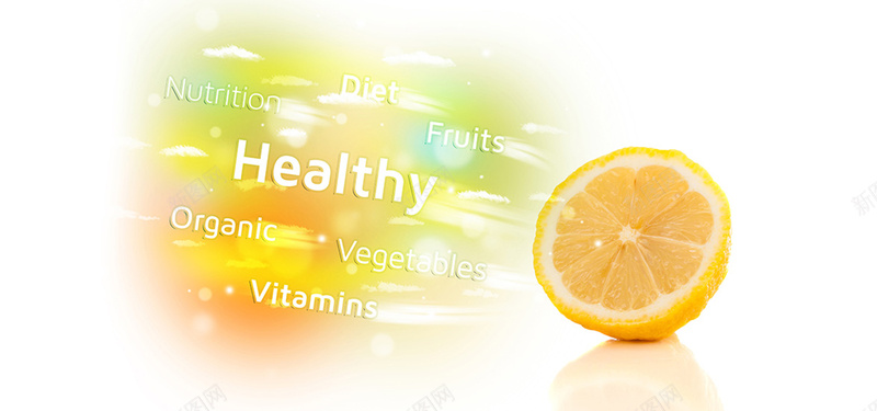 健康水果维生素图背景