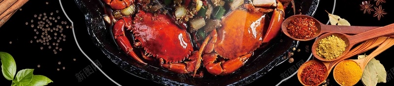 简约大气香辣蟹创意psd设计背景_88icon https://88icon.com 香辣蟹 美食 餐饮文化 美食文化 传统美食 餐饮促销 舌尖上的中国 水果蔬菜 螃蟹