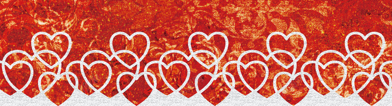 情人节浪漫心情红色展板背景素材背景