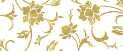 白底花纹金色花朵底纹背景高清图片