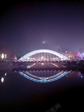 夜景晚上的桥背景