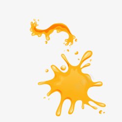 飞溅的橙汁橙汁飞溅的效果高清图片