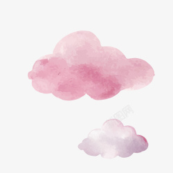 粉色云朵素材