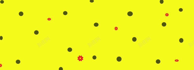 波点碎花海报banner背景jpg设计背景_88icon https://88icon.com 波点 碎花 海报banner背景 纯色 黄色背景 女服背景