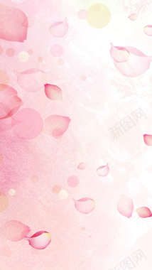 粉红色花瓣背景背景