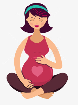 孕妇瑜伽胎教素材
