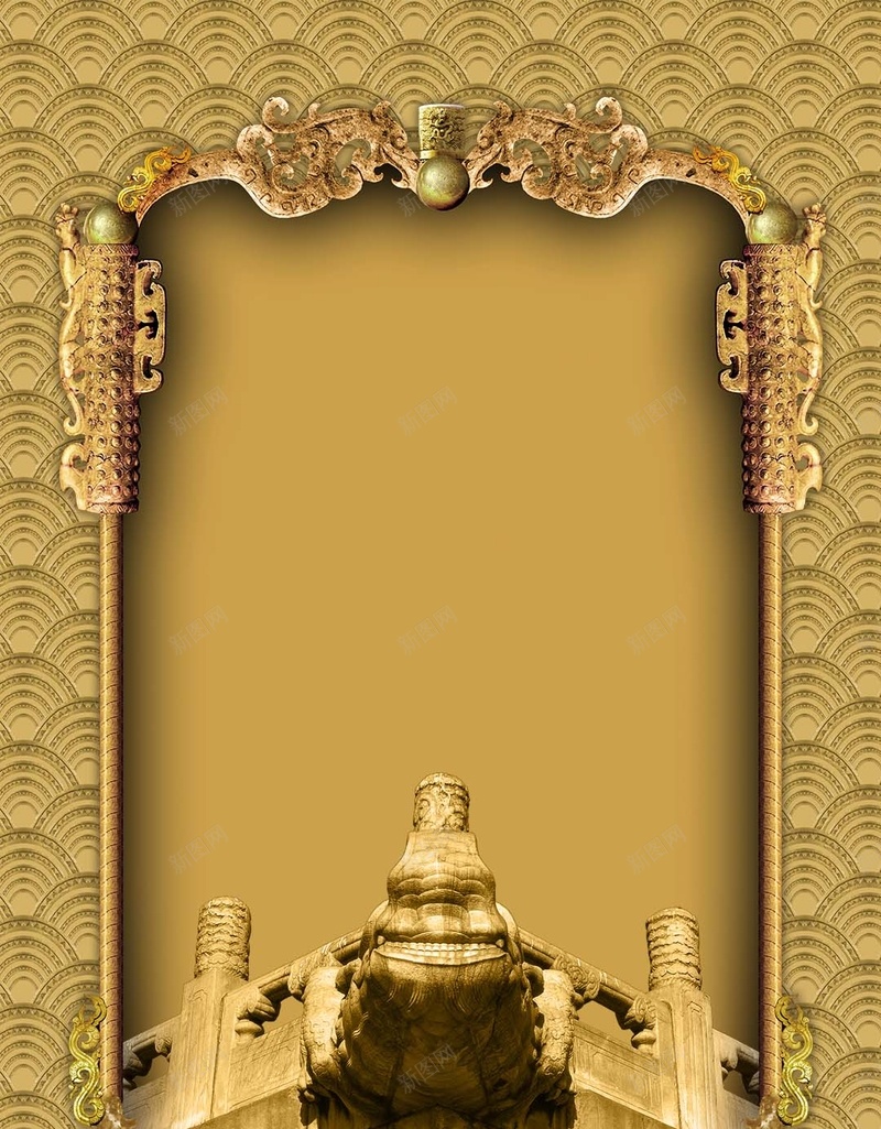 高档地产花纹金属边框H5背景jpg设计背景_88icon https://88icon.com 高档 地产 花纹 纹理 金属 边框 H5 质感