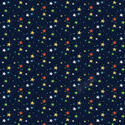 彩色缤纷星星无缝背景矢量图素材