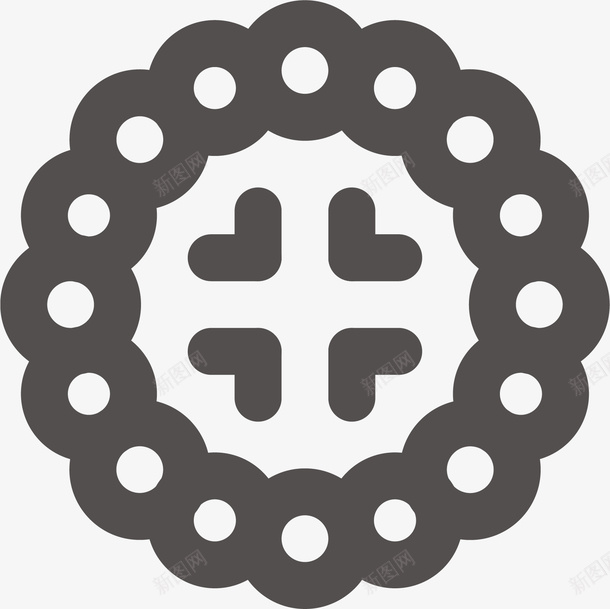 深色月饼装饰图标png免抠素材_88icon https://88icon.com 卡通有趣 矢量图案 免抠图 中秋节 灰色底纹 月饼