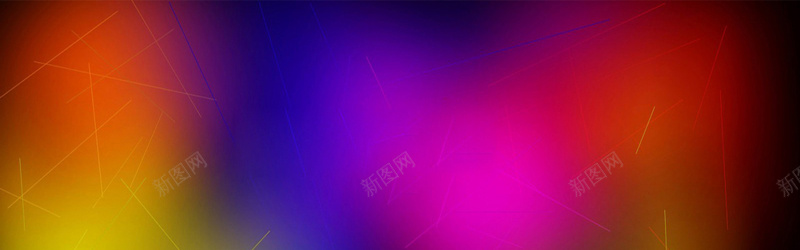 炫彩红紫光线条纹理浪漫梦幻背景banner背景