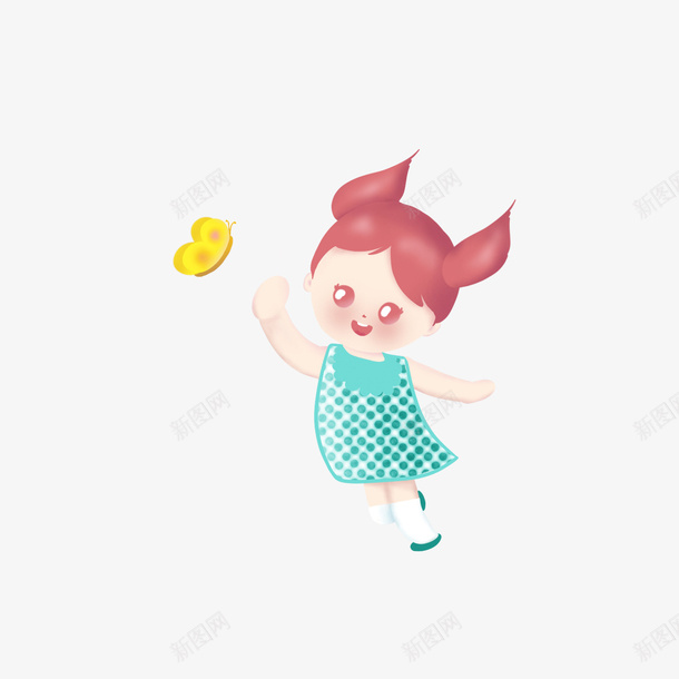 手绘夏日六一开心的小女孩psd免抠素材_88icon https://88icon.com 儿童节 六一 可爱 夏天 小女孩 手绘 治愈系 活泼小女孩 漫画