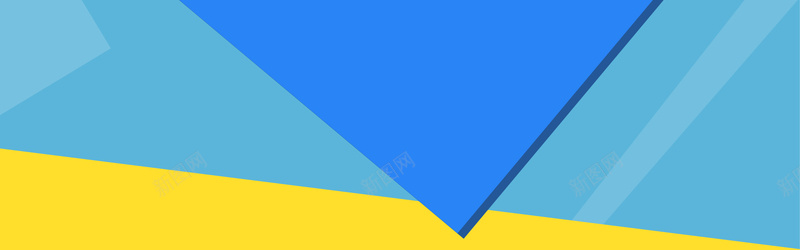 蓝色黄色几何三角分割bannerjpg设计背景_88icon https://88icon.com 蓝色 黄色 几何 简约 三角 分割 切割 banner 背景图 现代 家居 活动轮播图