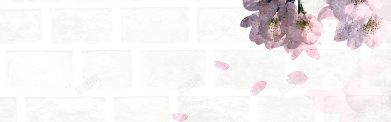 紫色手绘樱花背景psd设计背景_88icon https://88icon.com 手绘 樱花 紫色 纹理 花瓣 墙砖 海报banner 卡通 童趣