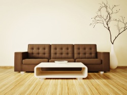 墙壁装饰品简约家居沙发摆设装修效果图片高清图片