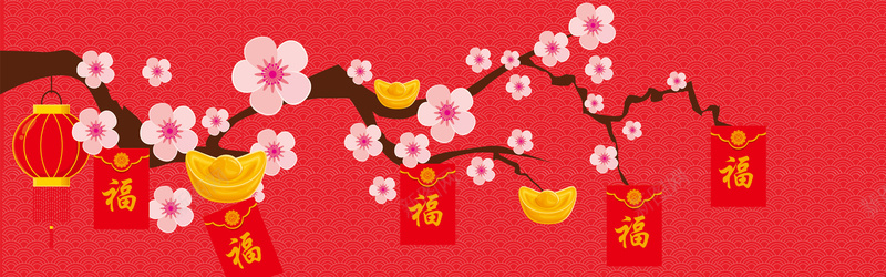 红色中国风海报banner背景背景