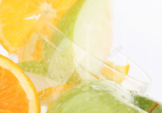 橙汁背景海报素材背景