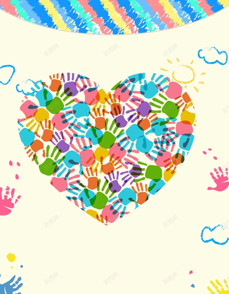 绿色手绘儿童节PSD分层H5背景素材psd设计背景_88icon https://88icon.com 绿色 手绘 儿童节 背景素材 爱心 PSD分层 H5 卡通人物 手掌 童趣 手印 云 粉笔画