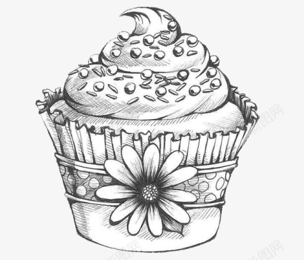 包扎鲜花漂亮的蛋糕图标