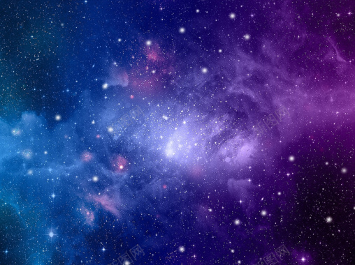 紫色星空图片素材背景