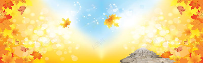 秋季秋装金色背景bannerjpg设计背景_88icon https://88icon.com 秋季 秋装 金色 背景 banner 枫叶 海报banner 浪漫 梦幻