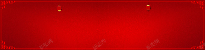 红色背景古典纹理banner展板背景