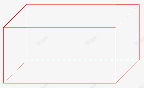 长方体的图形2png免抠素材_88icon https://88icon.com 长方体 正方体 数学 立体几何 四棱柱