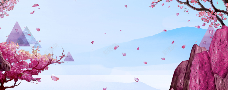 清新唯美中秋国庆旅行海报背景psdpsd设计背景_88icon https://88icon.com 中秋国庆旅行 海报背景 psd 唯美 清新 花瓣 国庆游 山 树